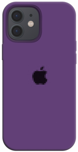 Silicone Case FULL iPhone 12 Mini Grape 120-44 фото