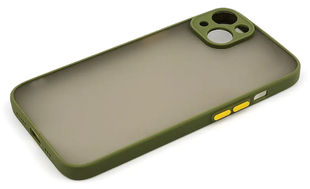 Чохол Avenger FULL Camera для iPhone 15 Plus Army Green-Orange 1708-2 фото