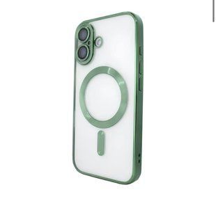 Чохол Shining with MagSafe на iPhone 16 Dark Green 2508-6 фото
