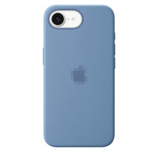Чохол Silicone Case 1:1 з закритою кнопкою камери для iPhone 16e Winter Blue 3864-3 фото