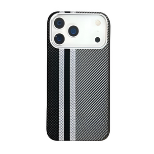 Чохол Carbon Pattern MagSafe для iPhone 17 Pro Gray 4047-1 фото