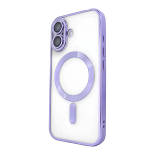 Чохол Shining with MagSafe на iPhone 17 Violet 4066-6 фото