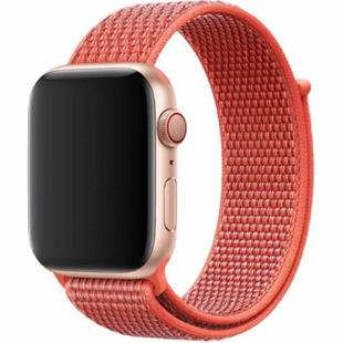 Ремінець Nylon Loop Apple Watch 42,44,45,46mm(10,11S),49mm(ultra 1-3S) Nectarine 282-24 фото