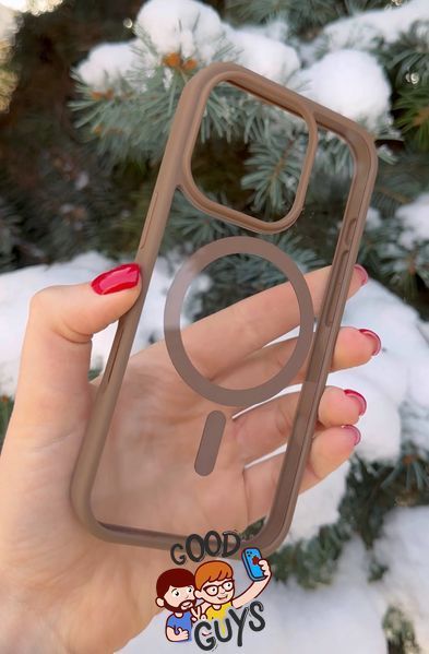 Чохол Crystal Guard with Mag Safe для iPhone 12 Pro Max Gold 328-8 фото
