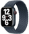 Ремінець нейлоновий Braided Solo Loop 38mm,40mm,41mm,42mm(10,11S)Midnight Blue 1171-30 фото