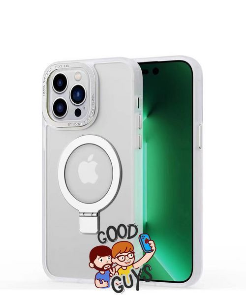 Чохол Crystal Matt з підставкою MagSafe iPhone 15 Pro White 1679-5 фото