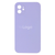 Чохол Silicone case Full + Camera NO LOGO iPhone 12 Lavander Gray 4208-3 фото