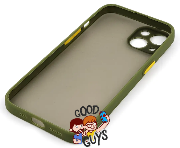 Чохол Avenger FULL Camera для iPhone 13 Army Green-Orange 1319-2 фото
