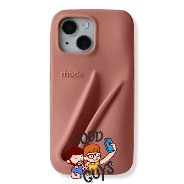 Чохол Lipstick case Rhode з місцем для блиску для iPhone 17 (блиск у комплекті) Toast 4140-0 фото