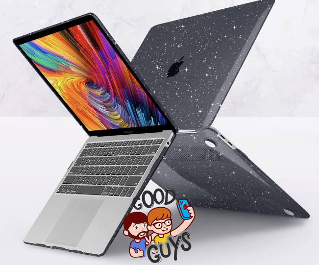 Накладка MacBook HardShell Case 16 Pro (2021-2024) М1/М2/М3/M4/M5 (A2485/A2780/А2991/A3403/A3186/A3428) Black Glitter 1435-27 фото