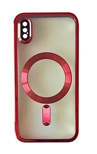 Чохол Shining with MagSafe на iPhone X,Xs Red 2824-10 фото