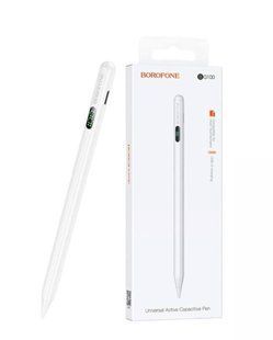 Стилус BOROFONE BG100 Universal Active Capacitive Pen White 2926-0 фото
