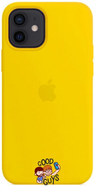 Silicone Case FULL iPhone 12 Mini Yellow 120-3 фото