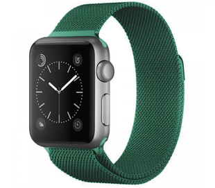 Ремінець Milanese Loop Apple Watch Magnetic 38,40,41,42mm 10gen Forest Green 277-21 фото