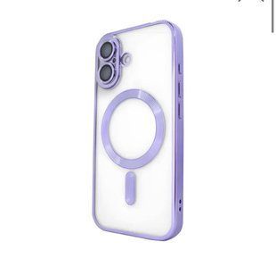 Чохол Shining with MagSafe на iPhone 16 Plus Light Purple 2509-4 фото