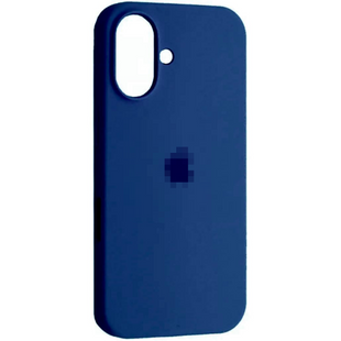 Чохол Silicone case Full iPhone 16 Navy blue 2480-33 фото