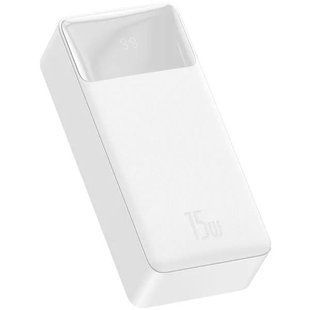 Павер бенк Baseus Bipow Digital Display Power Bank 30000 mAh 15W White 3016-0 фото