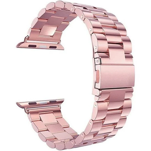 Ремінець Steel Band 3 Beats for Apple Watch 38,40,41,42mm(10,11S)Rose Pink 279-13 фото