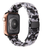 Ремінець бурштиновий для Apple Watch 42,44,45,46mm(10,11S),49mm(ultra 1-3S)Black White Black 1169-16 фото