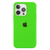 Silicone Case FULL iPhone 14 Pro Shini green 129-59 фото