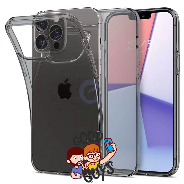 Чохол прозорий Spigen Flex для iPhone 15 Pro Max Black 2198-1 фото