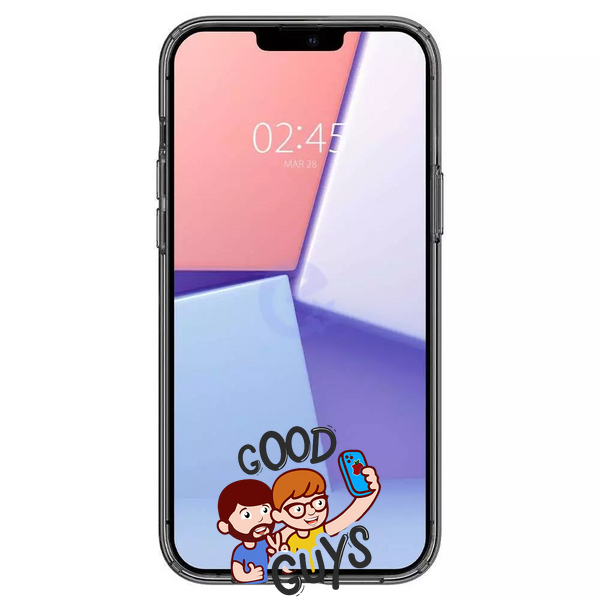 Чохол прозорий Spigen Flex для iPhone 15 Pro Max Black 2198-1 фото