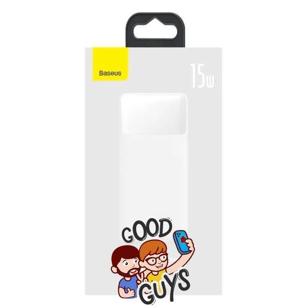 Павер бенк Baseus Bipow Digital Display Power Bank 30000 mAh 15W White 3016-0 фото