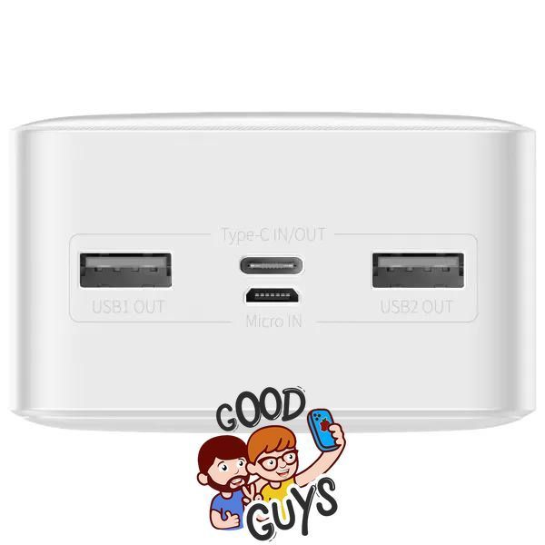 Павер бенк Baseus Bipow Digital Display Power Bank 30000 mAh 15W White 3016-0 фото