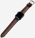 Ремінець Leather Bands для Apple Watch 38mm,40mm,41mm,42mm(10,11S) Red Brown-Gold 1234-8 фото 1