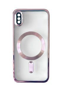 Чохол Shining with MagSafe на iPhone X,Xs Rose Gold 2824-11 фото