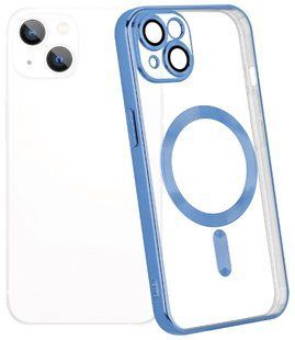 Чохол Shining with MagSafe на iPhone 13 Sky Blue 357-9 фото