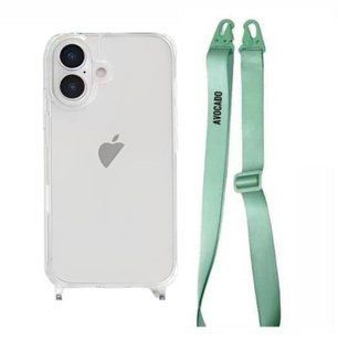 Чохол Armored з ремінцем Crossbody для iPhone 16 Plus Avocado 2519-15 фото
