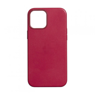 Чохол Leather Case 1:1 with MagSafe iPhone 13 Berry 2237-7 фото