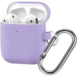 Чохол з мікрофіброю для AirPods 1/2 Glycine 1430-15 фото