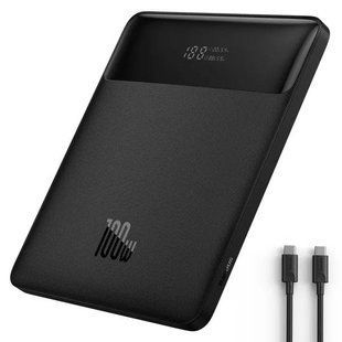 Павер бенк Baseus Blade High Power Digital Display Quick Charge 20000mAh 100W Black 3017-0 фото