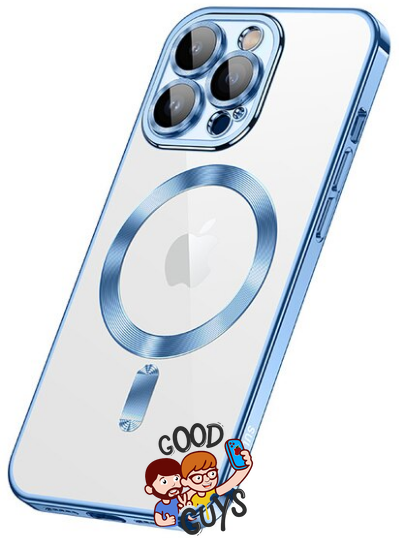 Чохол Shining with MagSafe на iPhone 14 Pro Sky Blue 362-9 фото