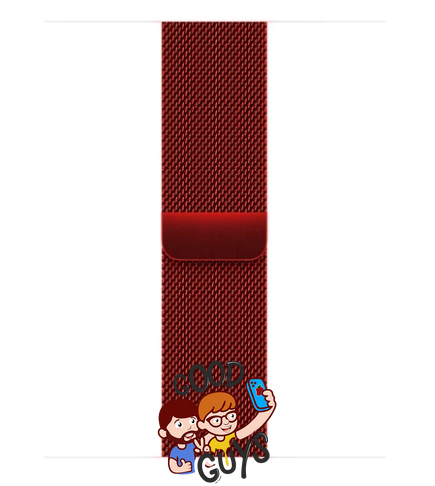 Ремінець Milanese Loop Apple Watch Magnetic 42,44,45,46mm(10,11S),49mm(ultra 1-3S) Red 278-9 фото