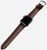 Ремінець Leather Bands для Apple Watch 38mm,40mm,41mm,42mm(10,11S) Red Brown-Silver 1234-9 фото