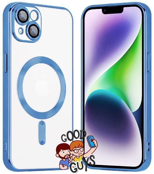Чохол Shining with MagSafe на iPhone 13 Sky Blue 357-9 фото