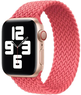 Ремінець нейлоновий Braided Solo Loop 42,44,45,46mm(10,11S),49mm(ultra 1-3S)Pink 1170-34 фото