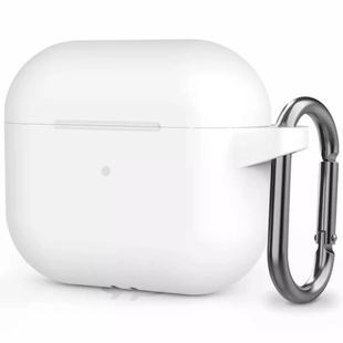 Чохол для AirPods Pro 2gen. з карабіном White 273-5 фото