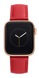 Ремінець Leather Bands для Apple Watch 38mm,40mm,41mm,42mm(10,11S) Red-Gold 1234-10 фото 2