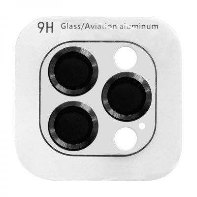 Скло (лінзи) для камери Metal Classic для iPhone 13/13 mini Black 1798-0 фото