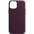 Чохол Leather Case 1:1 with MagSafe iPhone 15 Pro Max Dark Chery 2234-1 фото