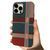 Чохол Carbon Pattern MagSafe для iPhone 13 Pro Red 3104-7 фото