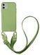Чохол силіконовий з ремінцем Crossbody для iPhone 11 Mint 1195-10 фото 1