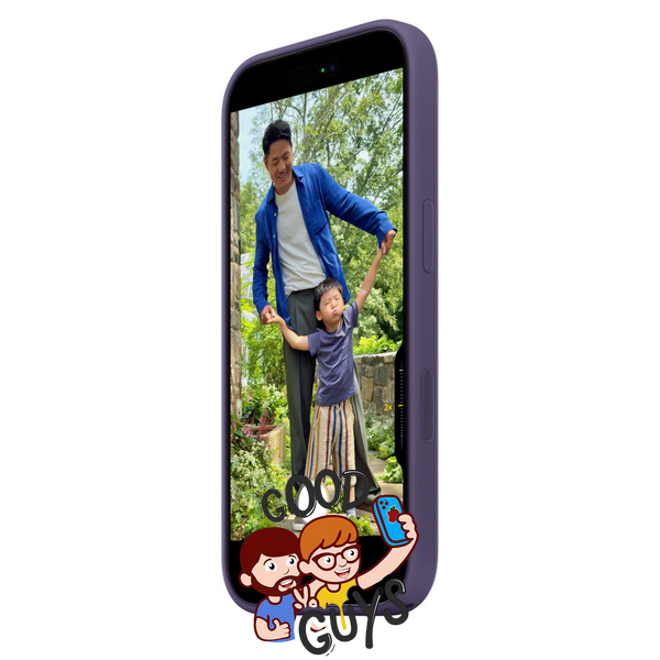 Чохол Silicone Case 1:1 з закритою кнопкою камери для iPhone 17 Purple Fog 4114-4 фото