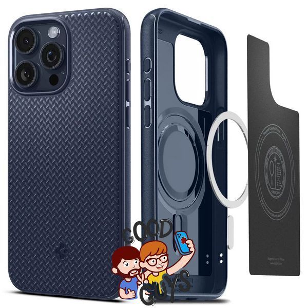 Чохол Spigen Mag Armor with MagSafe для iPhone 15 Pro Max Blue 2458-2 фото