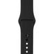 Ремінець Apple Watch Silicone 42,44,45,46mm(10,11S),49mm(ultra 1-3S)Black 276-17 фото 1