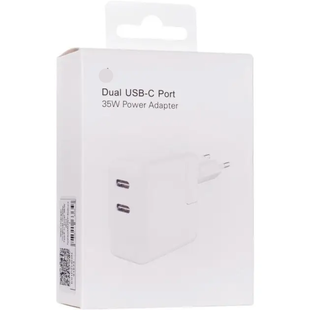 Адаптер 35W Dual Port [2xUSB-C] 1:1 White 532-0 фото